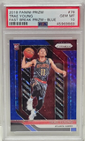 Trae Young 2018 Panini Prizm Fast Break Blue #60/175 PSA 10 Gem Mint