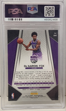 De'Aaron Fox 2017 Panini Prizm RC #24 Silver Prizm PSA 10 Gem Mint