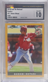 Shohei Ohtani 2018 Leaf The National Gold Rookie CSG 10 Gem Mint