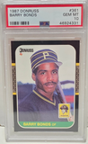 Barry Bonds 1987 Donruss Rookie #361 PSA 10 Gem Mint