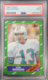 Dan Marino 1986 Topps #45 PSA 9 Mint