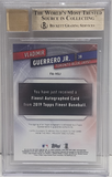 Vladimir Guerrero Jr. 2019 Topps Finest Orange Wave Refractor Auto RC #25/25 BGS 9.5 Auto 10