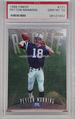 Peyton Manning 1998 Topps Finest Rookie #121 PSA 10 Gem Mint 1662