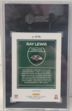 Ray Lewis 2022 Panini Donruss Optic Downtown SGC 10 Gem Mint