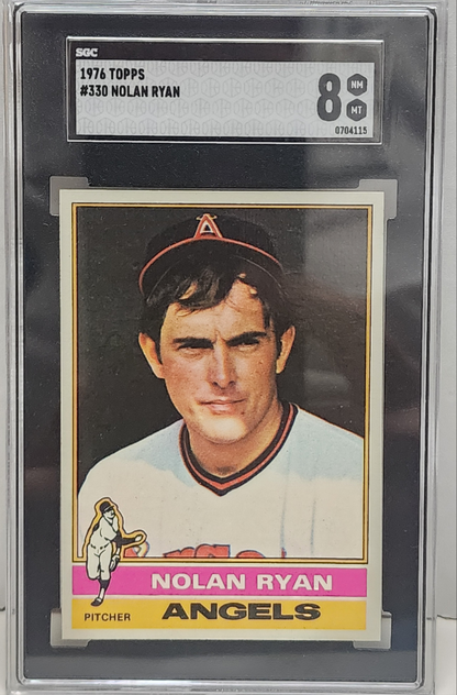 Nolan Ryan 1976 Topps #330 1976 Topps SGC 8 Nm-Mint
