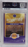 Kobe Bryant 2017 Panini Donruss Optic The Champ is Here PSA 10 Gem Mint