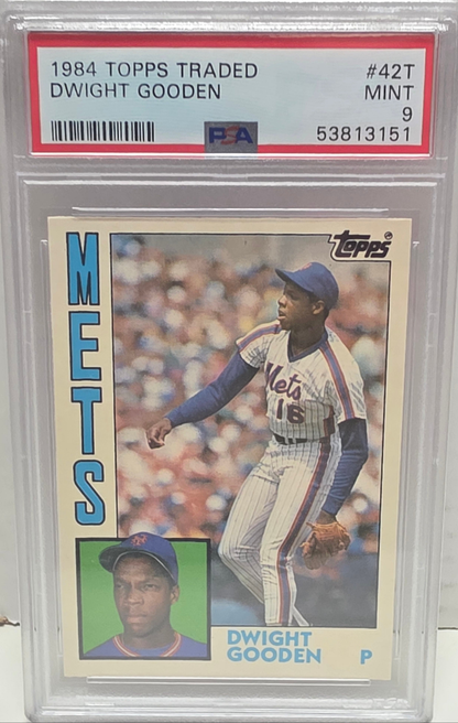 Dwight Gooden 1984 Topps Traded Rookie #42T PSA 9 Mint