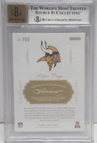 Stefon Diggs 2016 Panini Flawless Patch Auto #1/15 BGS 8.5 Auto 10