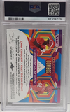 Elly de al Cruz + Cam Collier 2022 Leaf Vivid Colorful Combos Auto #6/25 PSA 8 Auto 10