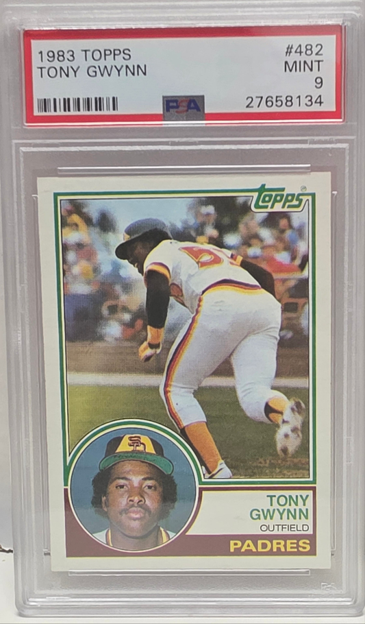 Tony Gwynn 1983 Topps Rookie #482 PSA 9 Mint