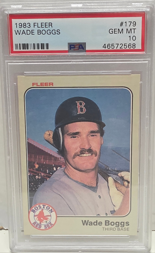 Wade Boggs 1983 Fleer Rookie #179 PSA 10 Gem Mint