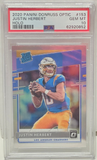 Justin Herbert 2020 Donruss Optic Holo Rookie #153 PSA 10 Gem Mint