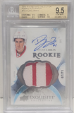 Dylan Larkin 2015 Upper Deck Exquisite Rookie Patch Auto #67/71 BGS 9.5 Auto 10