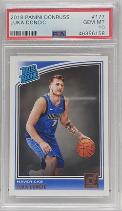 Luka Doncic 2018 Donruss Rookie #177 PSA 10 Gem Mint 6158