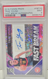 Trae Young 2018 Panini Prizm Fast Break Rookie Auto PSA 9 Mint