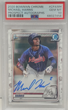 Michael Harris 2020 Bowman Chrome Auto PSA 10 Gem Mint 7458