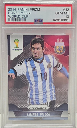 Lionel Messi 2014 Panini Prizm World Cup #12 PSA 10 Gem Mint