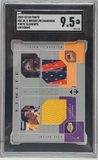 Kobe Bryant + Jason Richardson 2002 Upper Deck Finite Dual Jersey SGC 9.5+