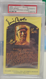 Ernie Banks 1964-2001 HOF Yellow Post Cards Autographed PSA/DNA Certified