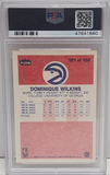 Dominique Wilkins 1986 Fleer Rookie #121 PSA 8 Nm-Mint 1660