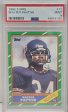 Walter Payton 1986 Topps #11 PSA 9 Mint 8182