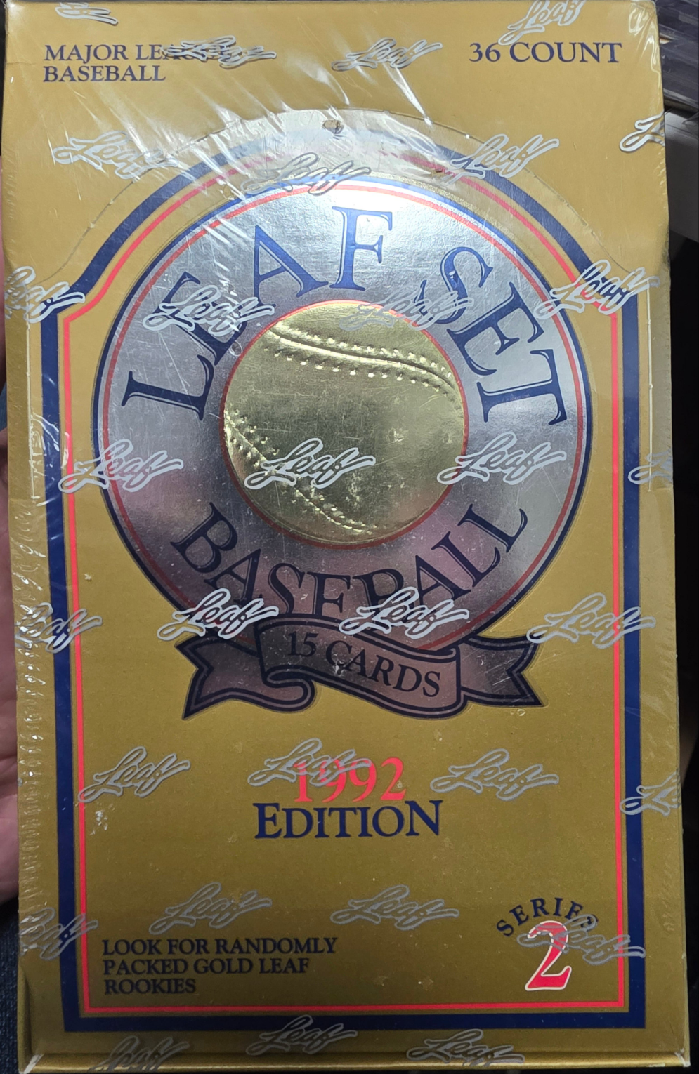 1992 Leaf Baseball Series 2 Wax Box