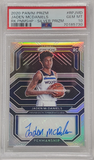 Jaden McDaniels 2020 Prizm Rookie Penmanship Auto PSA 10 Gem Mint