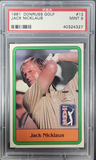 Jack Nicklaus 1981 Donruss Gold #12 PSA 9 Mint