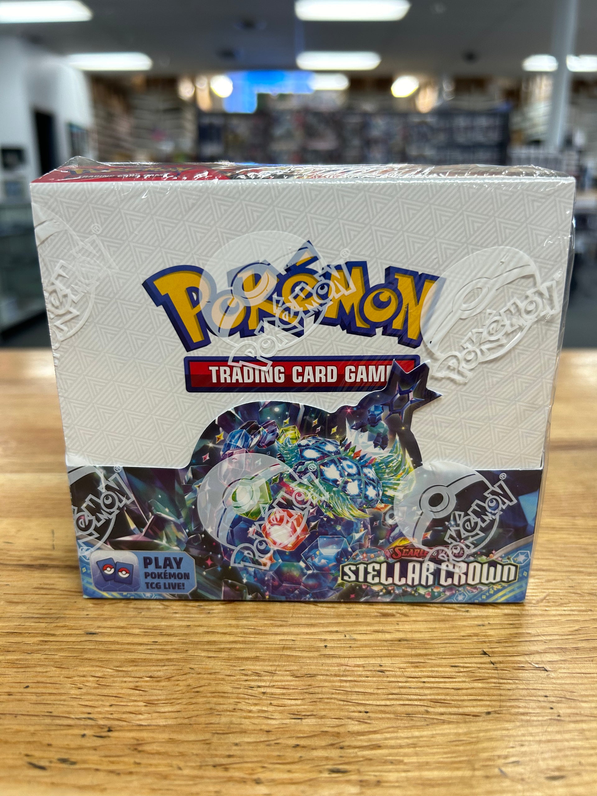 Pokemon Scarlet and Violet Stellar Crown Booster Box – Three Stars Sportscards