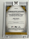 Mike Trout 2024 Topps Tier One Perfect Contact Bat Card Auto #3/5