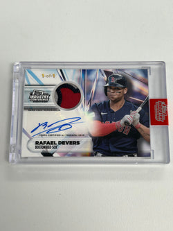 Rafael Devers 2024 Topps Industry Conference PAtch Auto #1/1