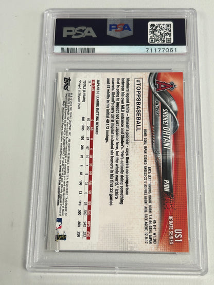 Shohei Ohtani 2018 Topps Update #US1 PSA 10 Gem Mint 7061