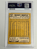 Mickey Mantle 1968 Topps #280 PSA 3.5 Very Good+