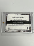 Alex Rodriguez 2023 Topps Inception Dawn of Greatness Orange Auto #5/10