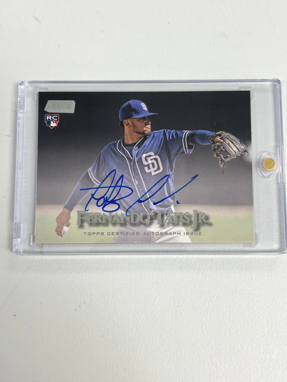 Fernando Tatis Jr. 2019 Topps Stadium Club Rookie Auto