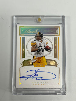 Hines Ward 2021 Panini Flawless Honored Ink Auto #15/20