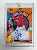 Joey Votto 2023 Topps Finest Orange Refractor Auto #13/25