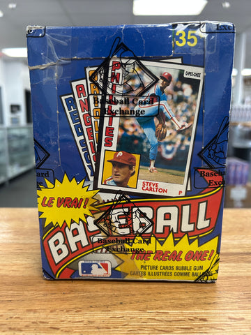 1984 O-Pee-Chee Baseball BBCE Wrapped Wax Box