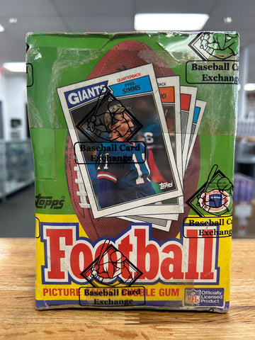 1987 Topps Football BBCE Wrapped Wax Box