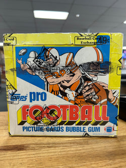 1983 Topps Football BBCE Wrapped Cello Box