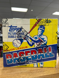 1984 Topps Baseball BBCE Wrapped Cello Box