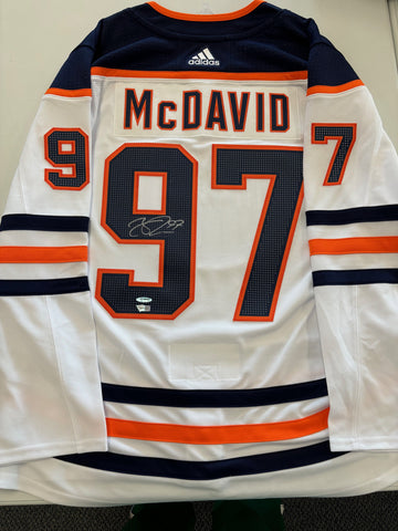 Connor McDavid Signed Authentic Adidas Jersey Upper Deck Fanatics Authentication