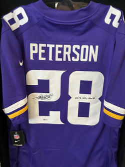 Adrian Peterson Signed Nike on Field Jersey Beckett Authentication