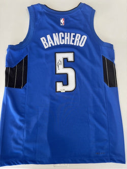 Paolo Banchero Signed Authentic Jordan Blue Statement Jersey