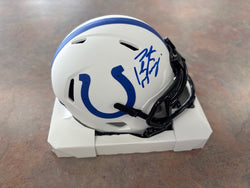 Peyton Manning Signed Mini Lunar Eclipse Helmet