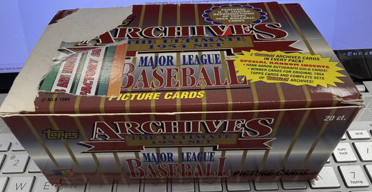1994 Topps Archives Baseball Jumbo Box - The Ultimate 1954 Set