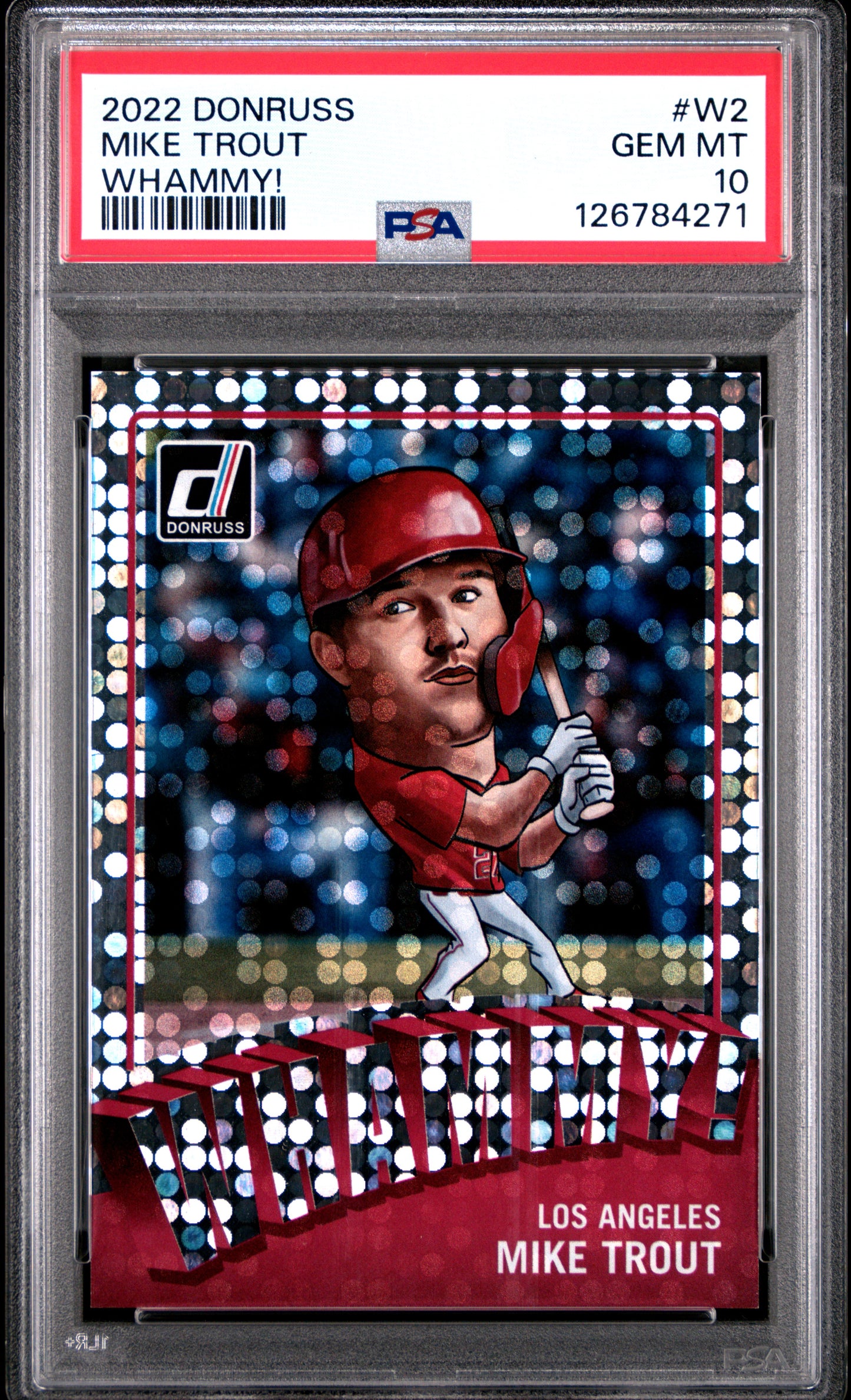Mike Trout 2022 Donruss Whammy #W2 PSA 10 Gem Mint