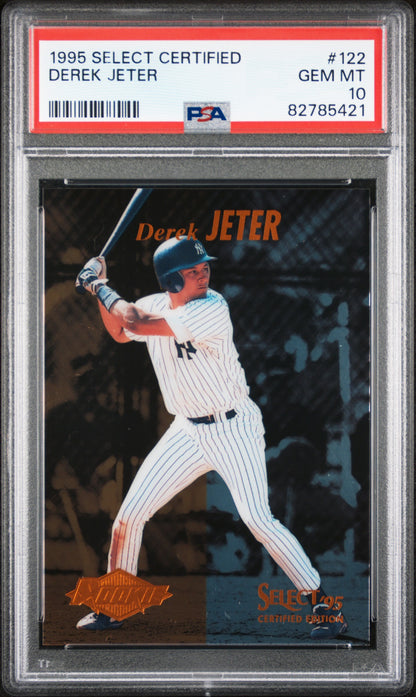 Derek Jeter 1995 Select Certified #122 PSA 10 Gem Mint
