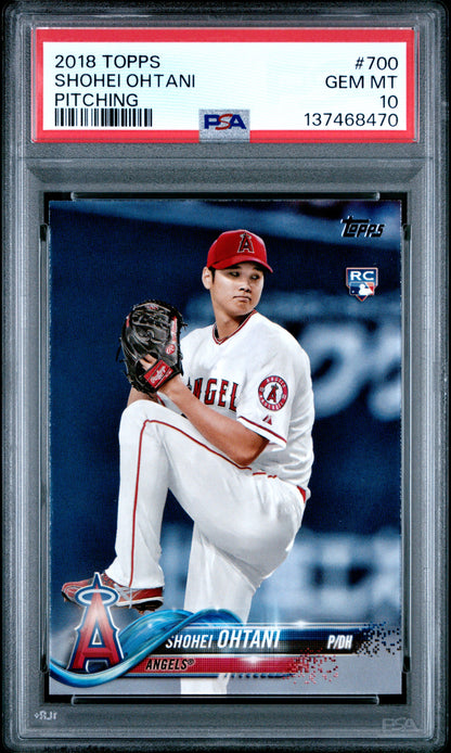 Shohei Ohtani 2018 Topps Rookie #700 PSA 10 Gem Mint 8470