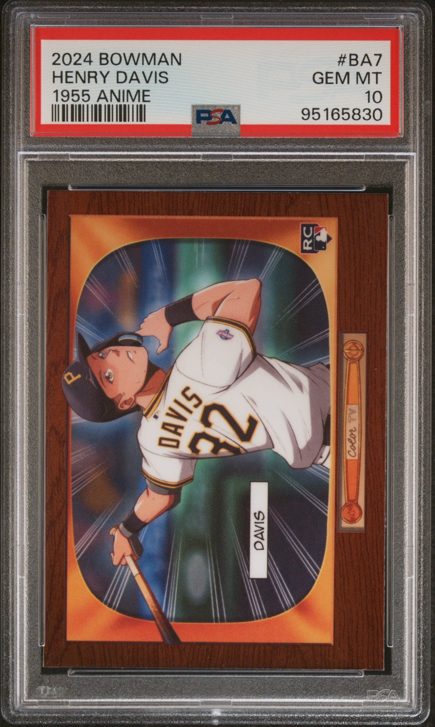 Henry Davis 2024 Bowman 1955 Anime PSA 10 Gem Mint